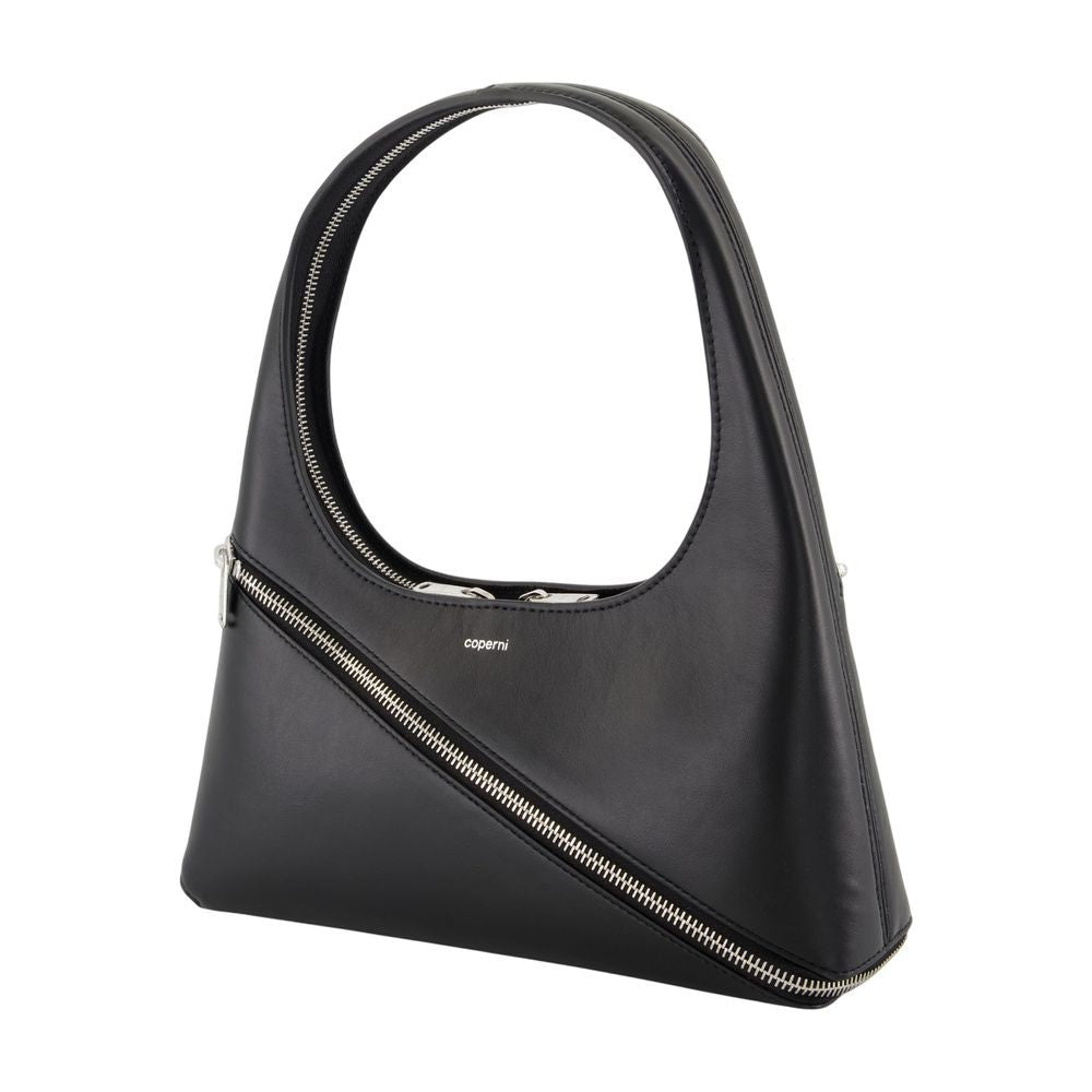 Coperni Zip Handbag - Leather - Black
