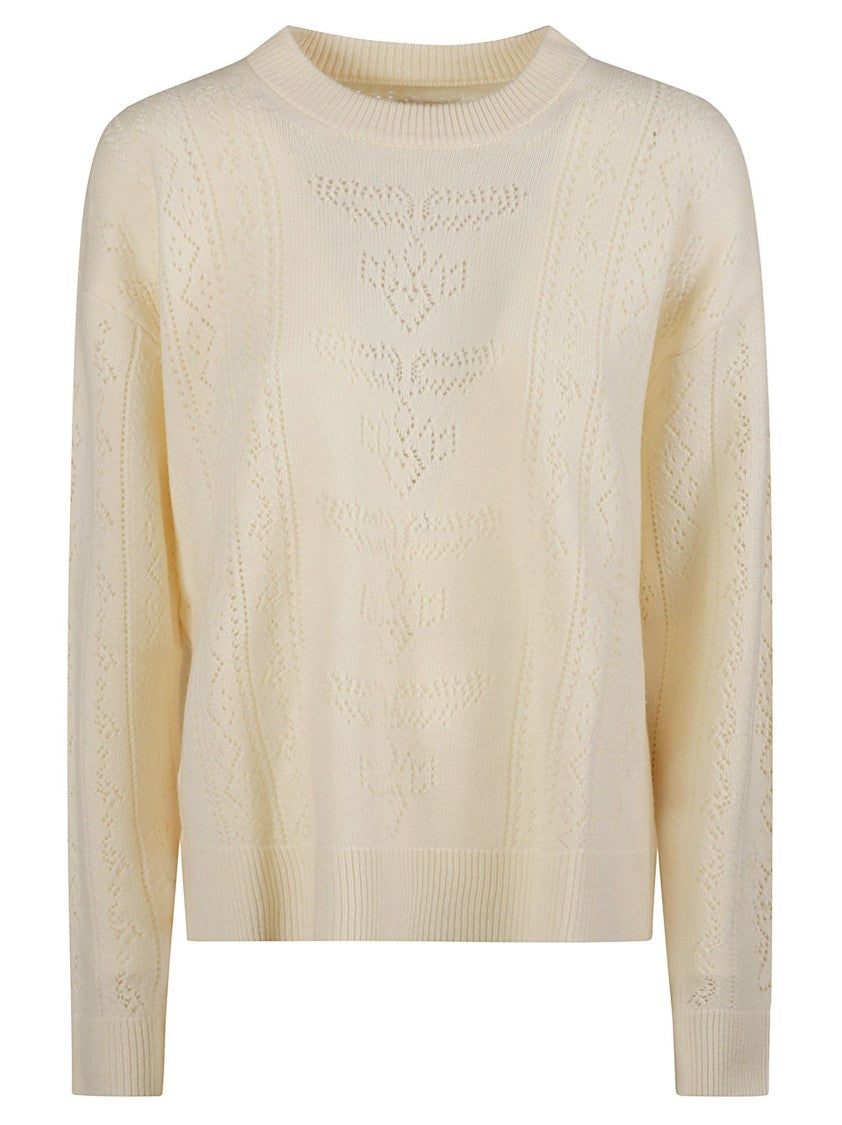 Zadig & Voltaire Markuz Bandana Patterned Wool-Cashmere Crewneck Sweater