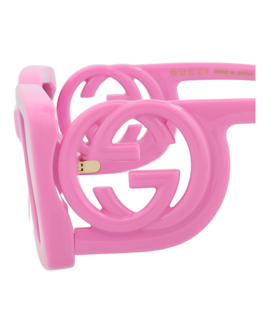 Gucci Square-Frame Injection Sunglasses