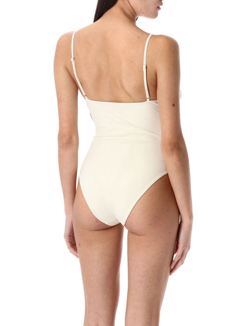 Magda Butrym One-Piece Swimsuit With Sweetheart Neckline