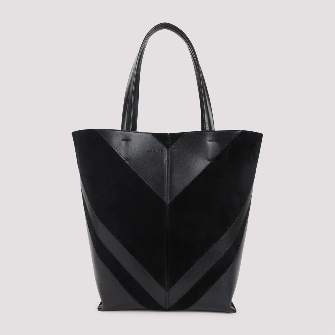 Phoebe Philo Pot Cabas Black Calf Leather Tote Bag