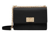 Furla Structured Handbag With Gold-Tone Clasp