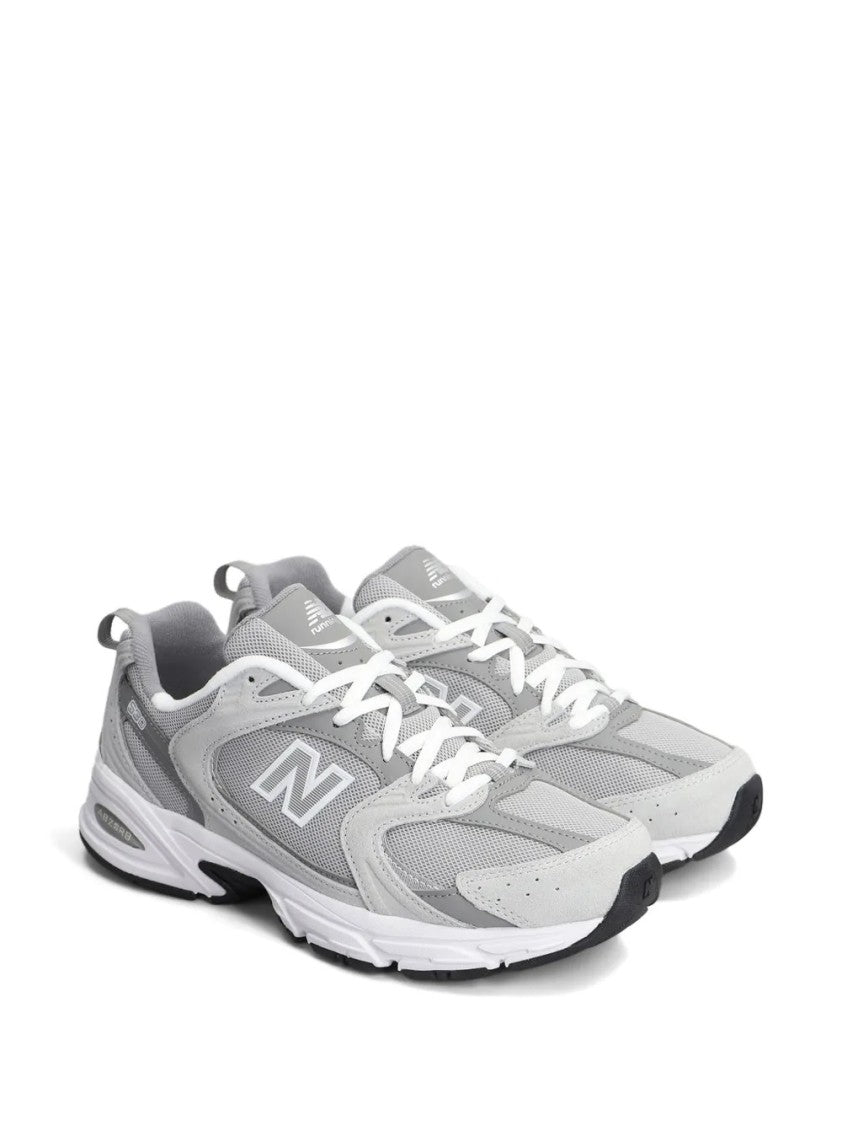 New Balance Layered Grey Sneakers With Suede