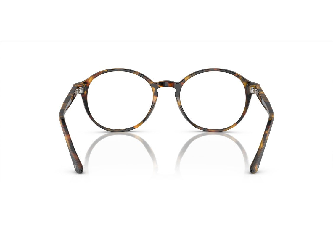 Giorgio Armani Tortoiseshell 0Ar7004 Keyhole Acetate Round Eyeglasses