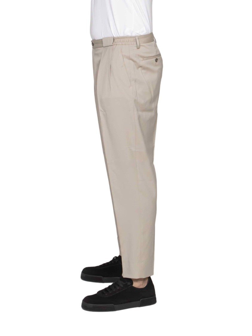 Briglia Portobellos Pleated Front Relaxed Straight-Leg Pants