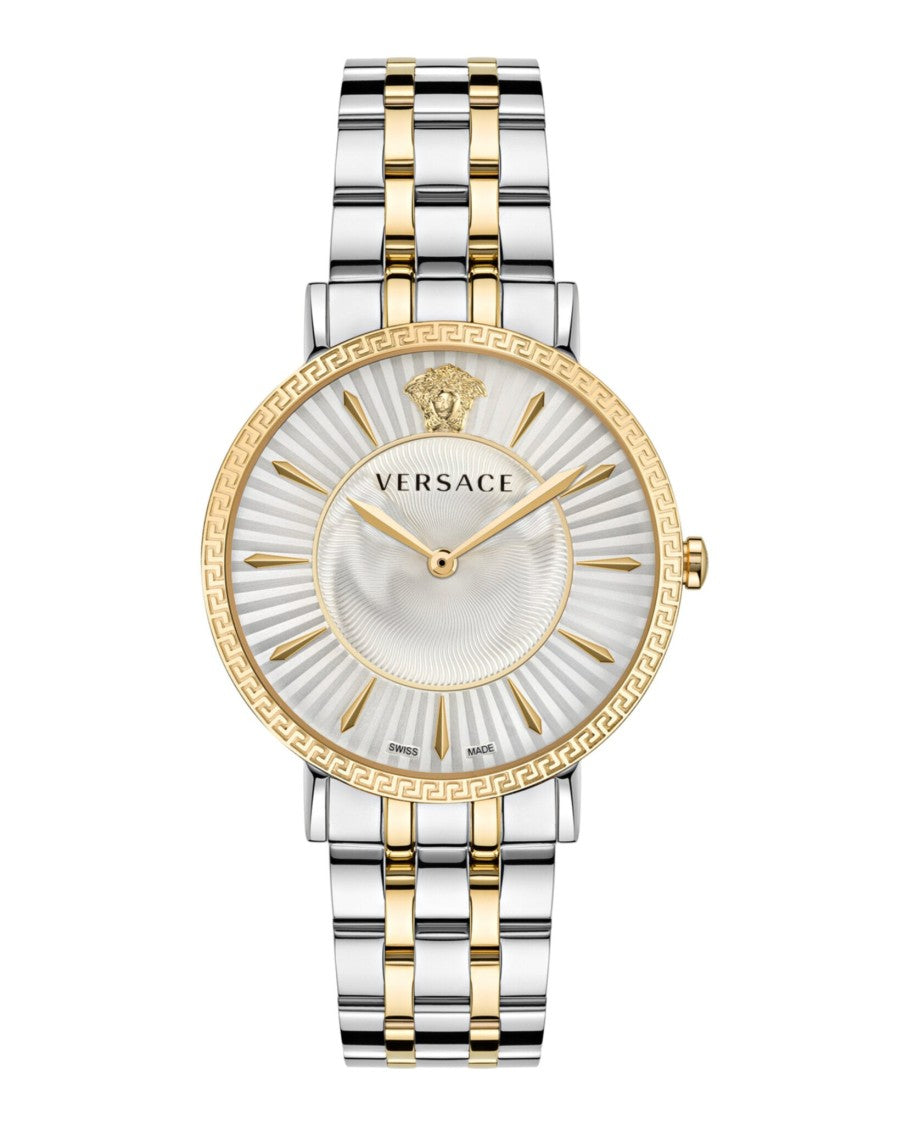 Versace Versace V-Eternal Bracelet Watch With Two-Tone Case