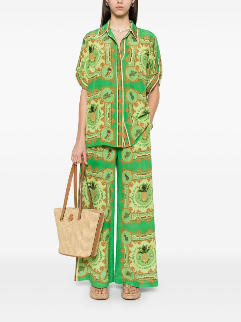 Alemais Grass Green La Musica Trousers