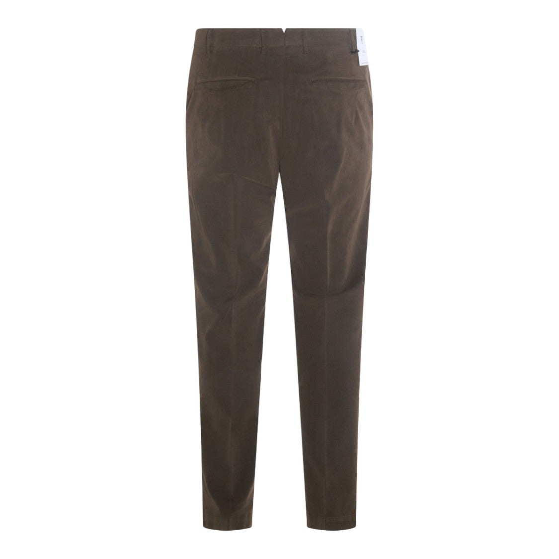 Pt Torino Tailored Brown Trousers With Minimal Detailing