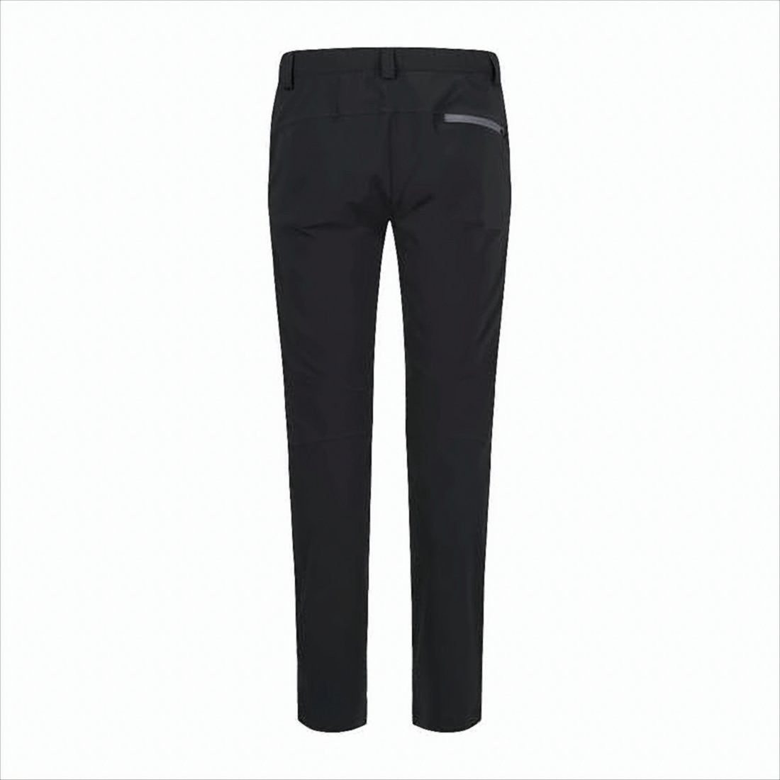 Montura Sleek Black Straight Pants With Reflective Detail