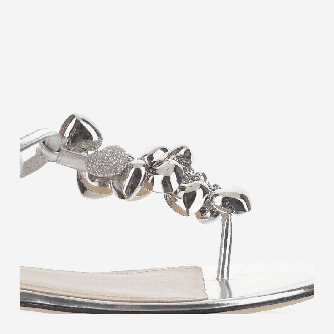 Mach & Mach Sandal With Metallic Decoration