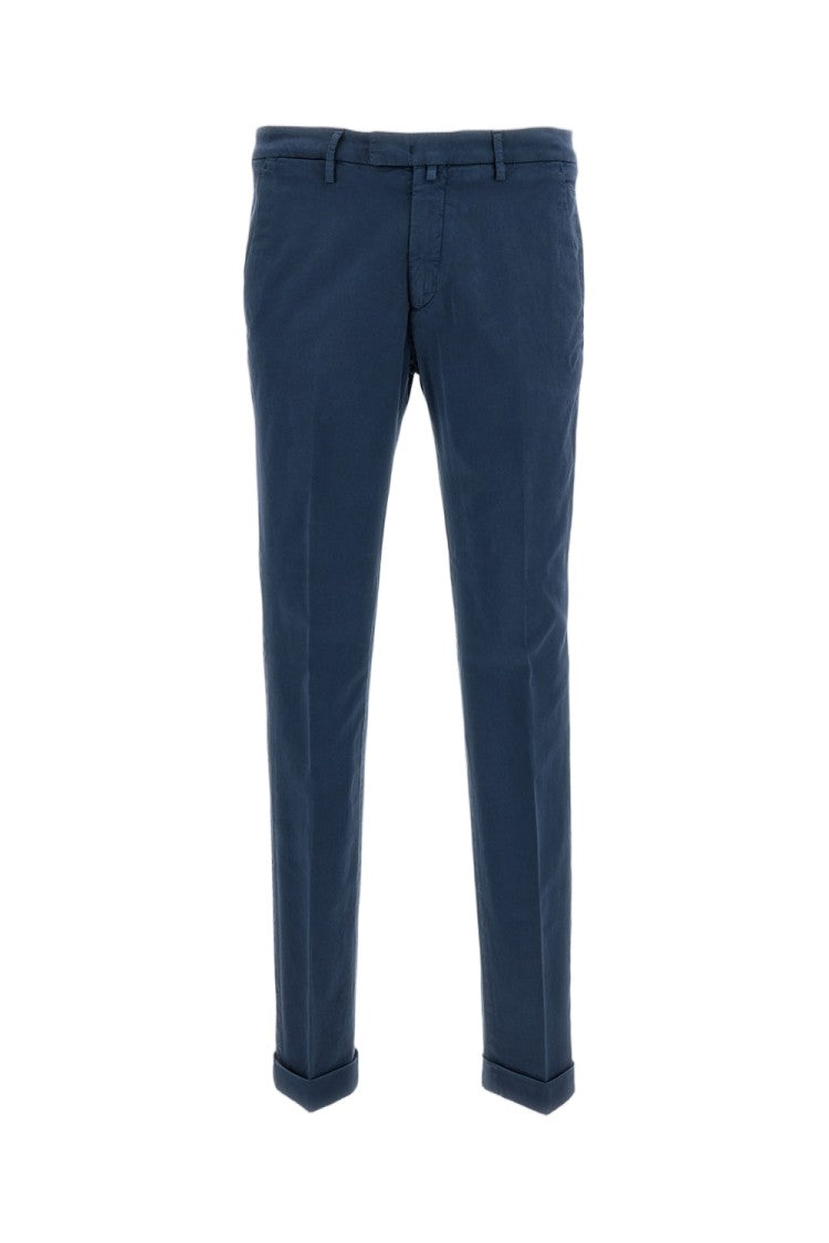 Briglia 1949 Blue Slim Chino Trousers