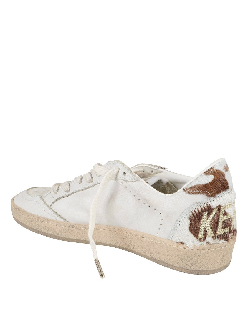 Golden Goose Low-Top Sneakers With Textured Upper And Vintage Flair