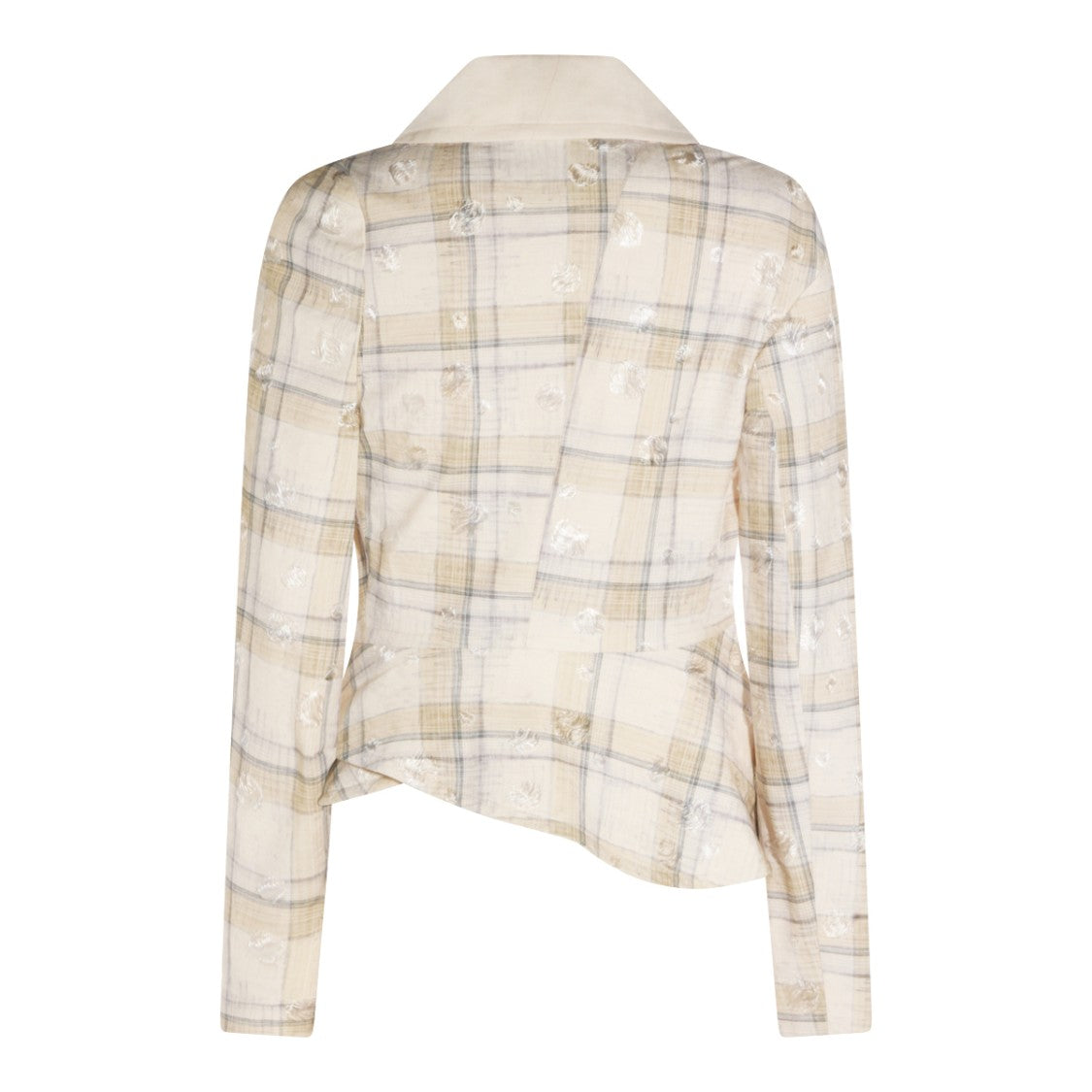 Vivienne Westwood Ecru Check Motif Blazer