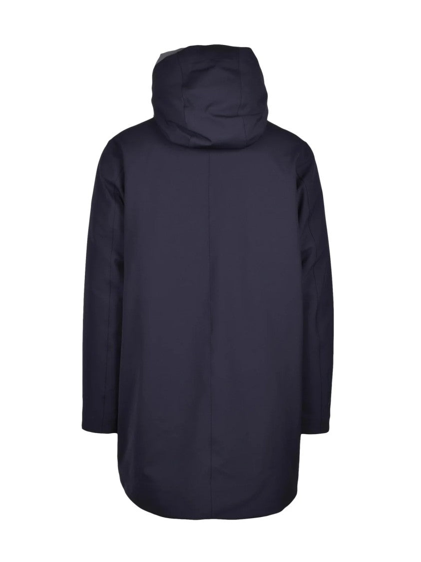 People Of Shibuya Blue Mitake Padded Stretch Polyamide Jacket