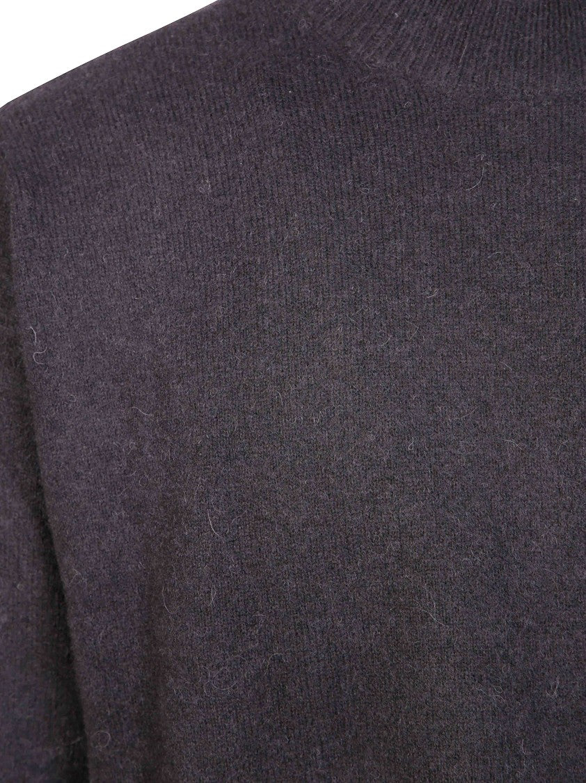 Paolo Pecora Dark Grey Knit Sweater