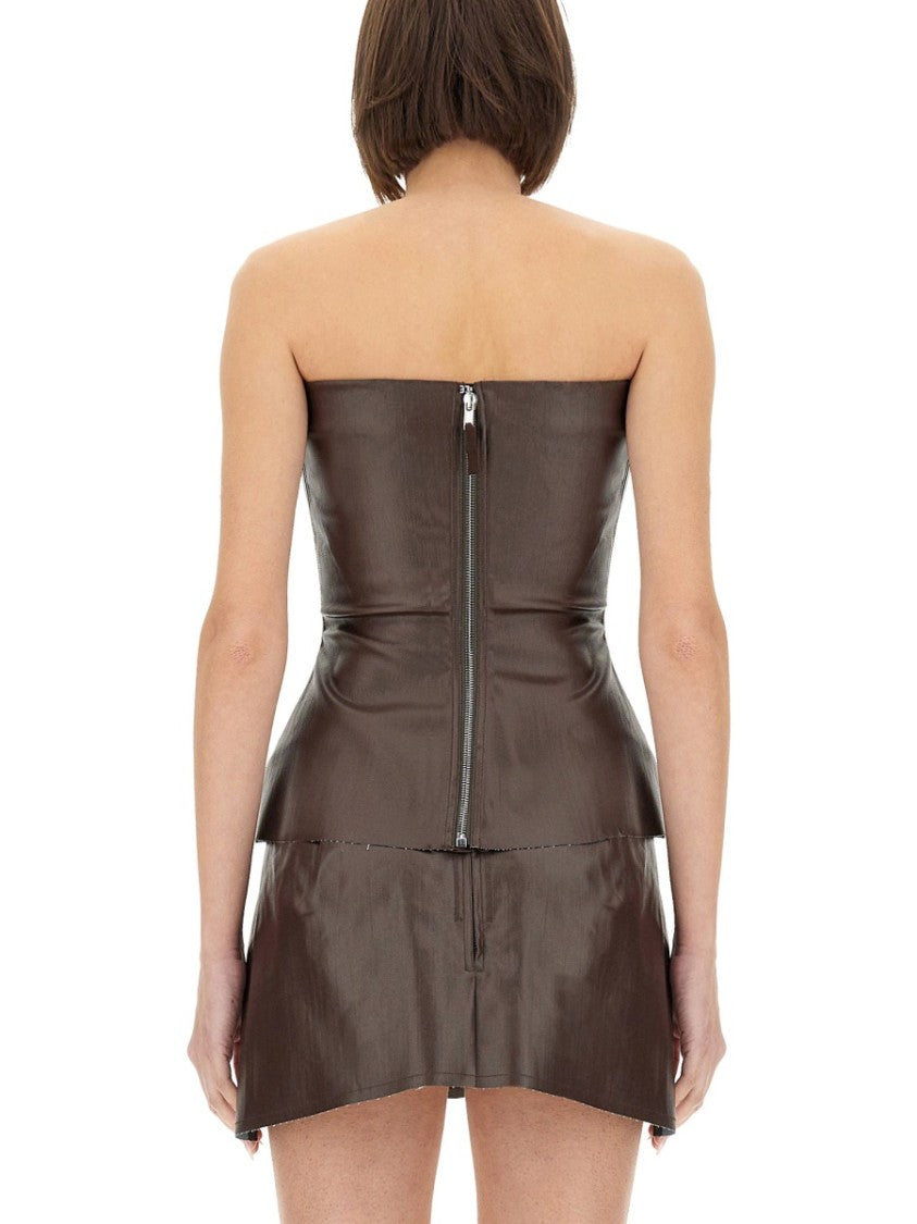 Rick Owens Top Strapless Bustier