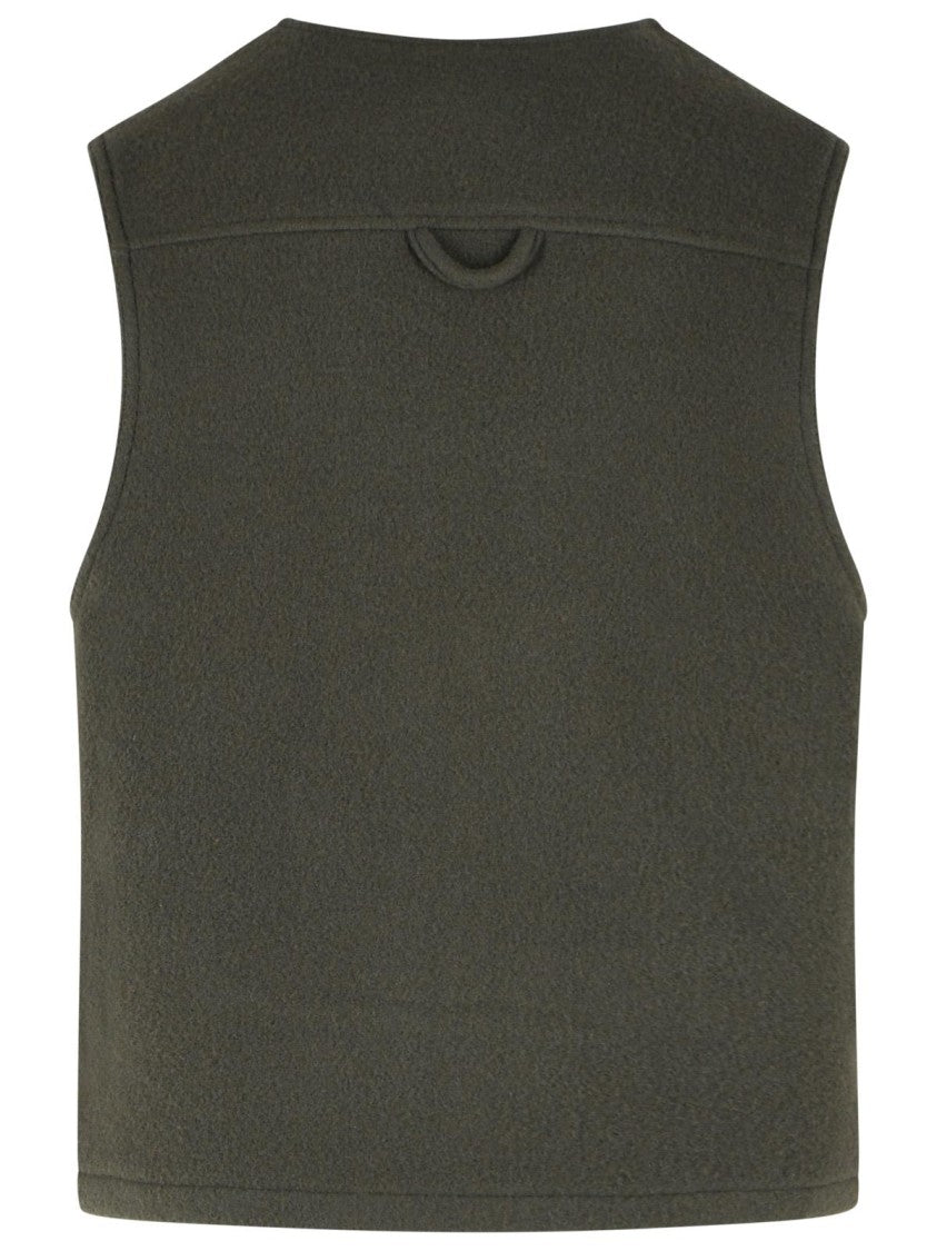 Rier Mole Half-Zip Utility Wool Vest