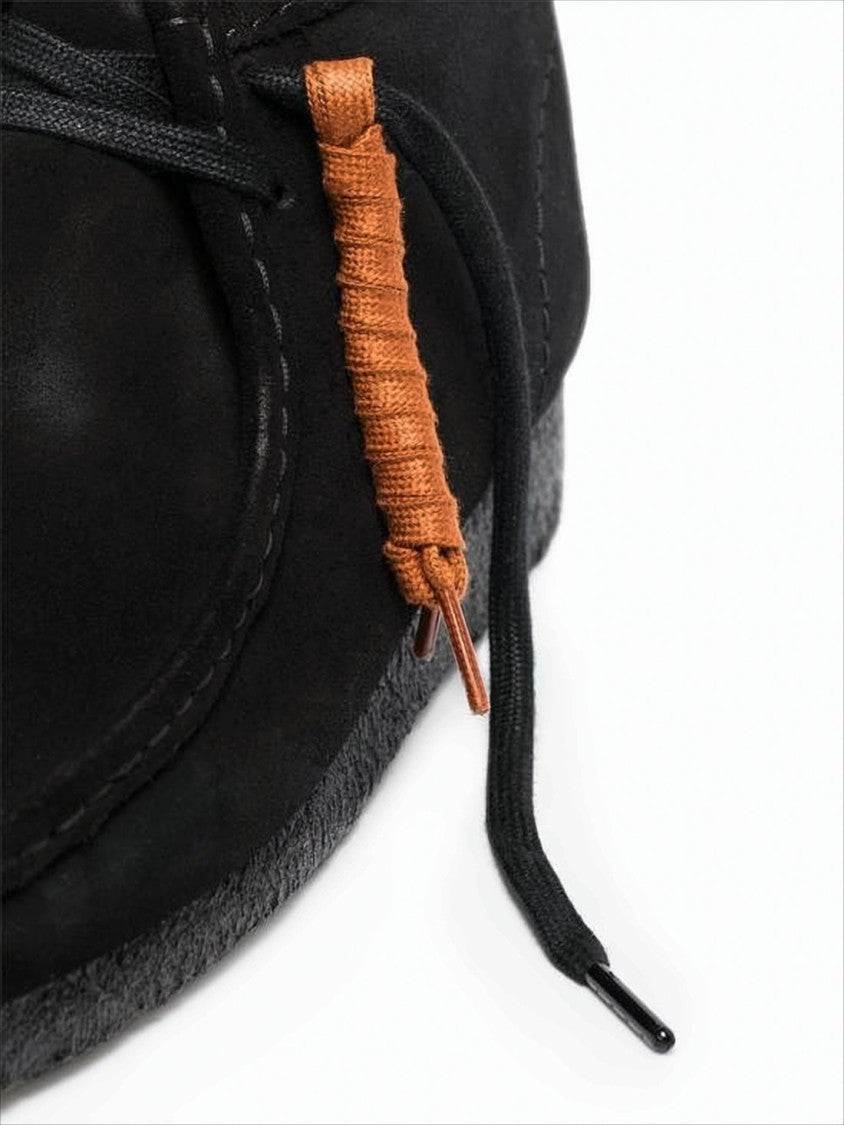 Clarks Ankle-High Black Suede Boot