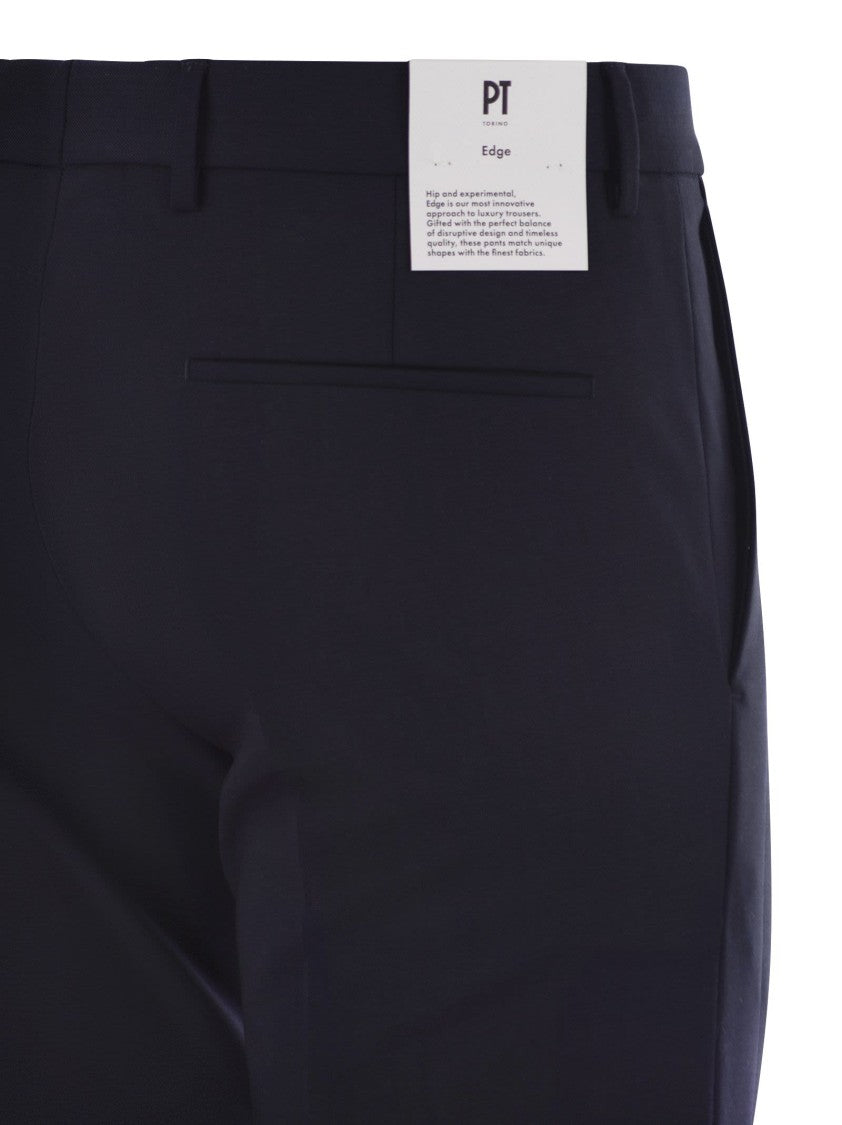 Pt Torino Dieci - Virgin Wool Trousers