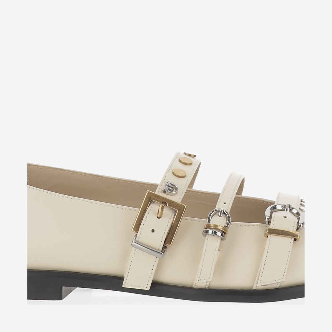 Pinko Pointed Toe Leather Shoes