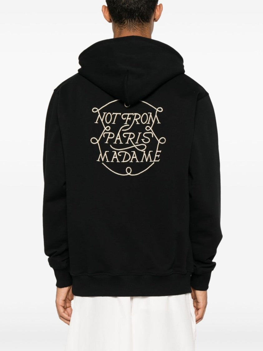 Drôle De Monsieur Le Hoodie Slogan Tresses