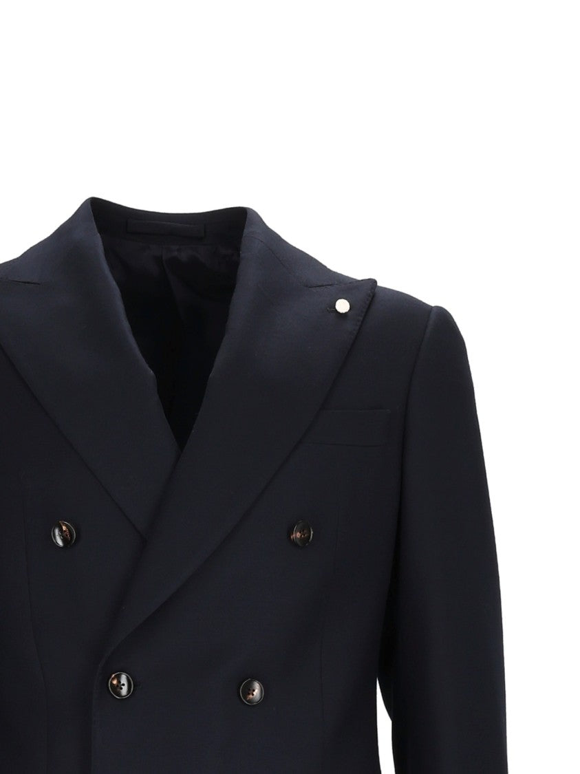 Luigi Bianchi Sartoria Drop 7 Double-Breasted Suit