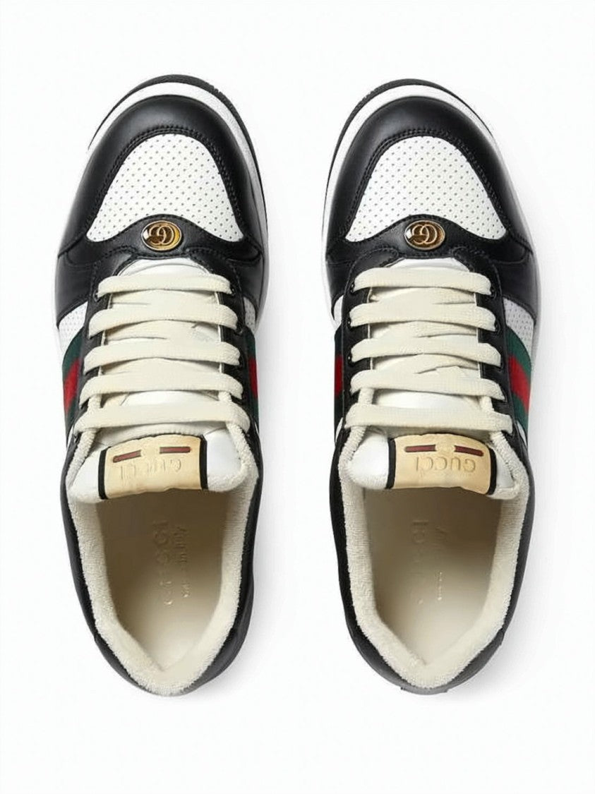 Gucci Low-Top Sneakers With Iconic Webbing