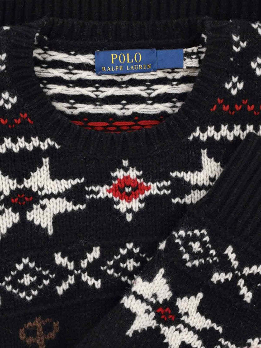Polo Ralph Lauren "Skier" Sweater, In Black Wool