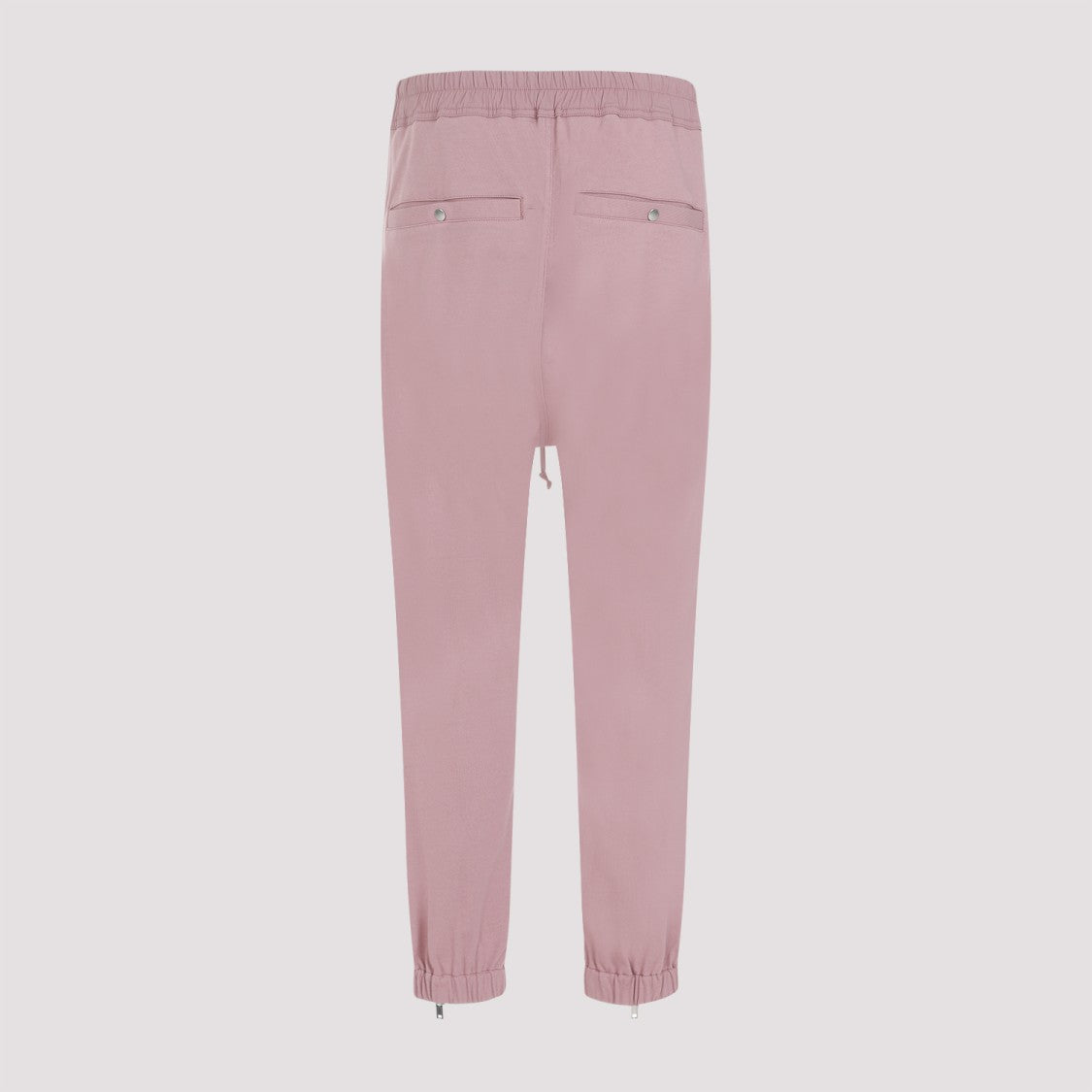 Rick Owens Tectuatl Track Dusty Pink Cotton Pants