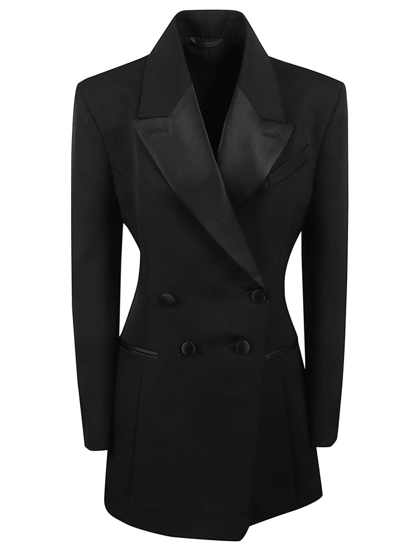Givenchy Double-Breasted Black Wool Jacket