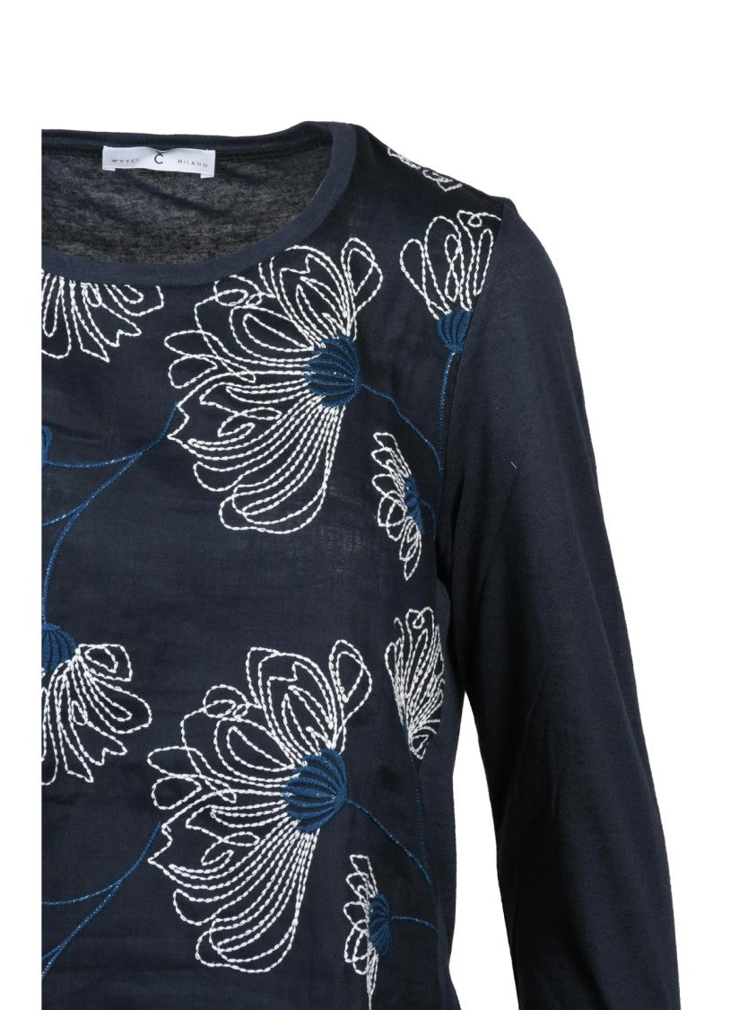 Whyci Gauzed T-Shirt - Blue