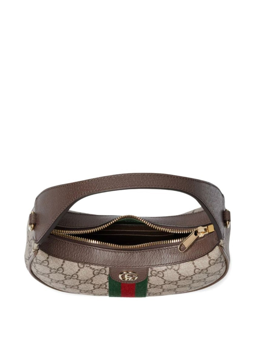 Gucci Crescent Monogram Canvas Chain Shoulder Bag