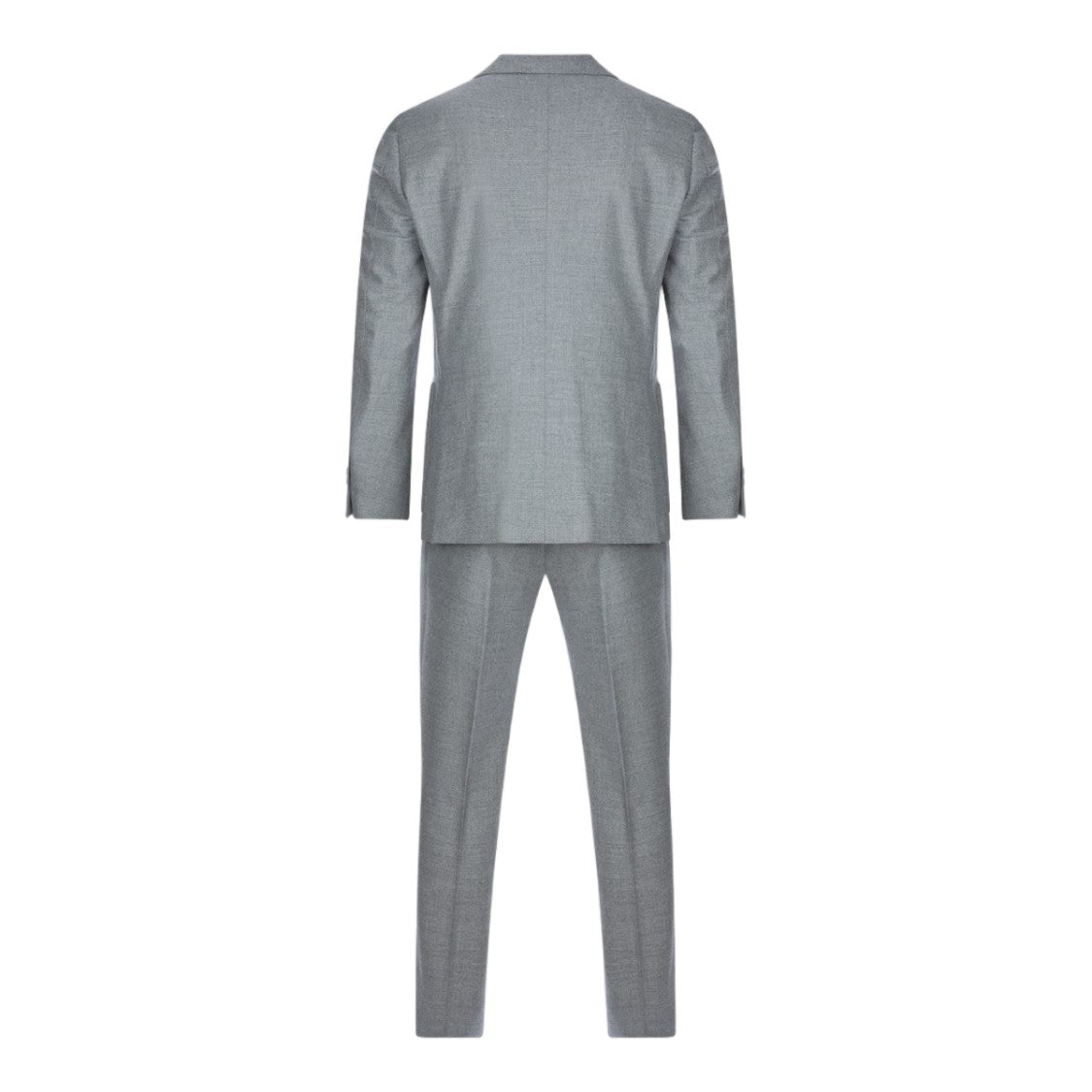 Lardini Tailored Light Grey Two-Piece Suit With Single-Breasted Blazer