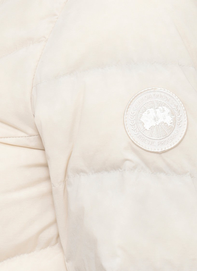 Canada Goose Ivory Clair Quilted Down Jacket