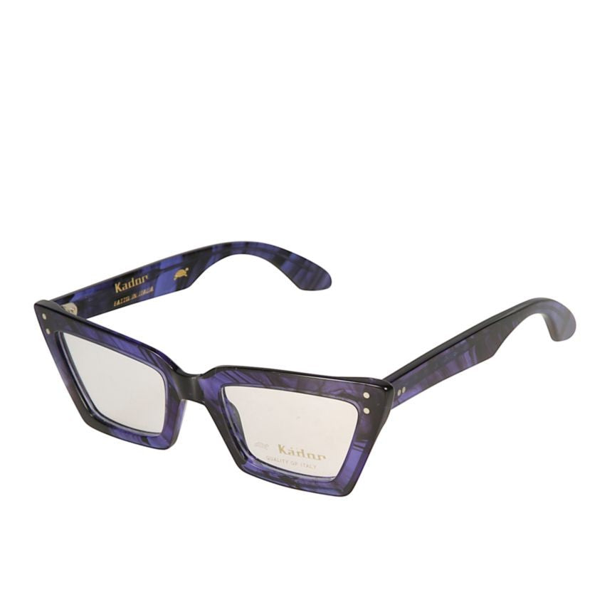 Kador Alexa Angular Rectangular Frame Sunglasses With Marbled Design