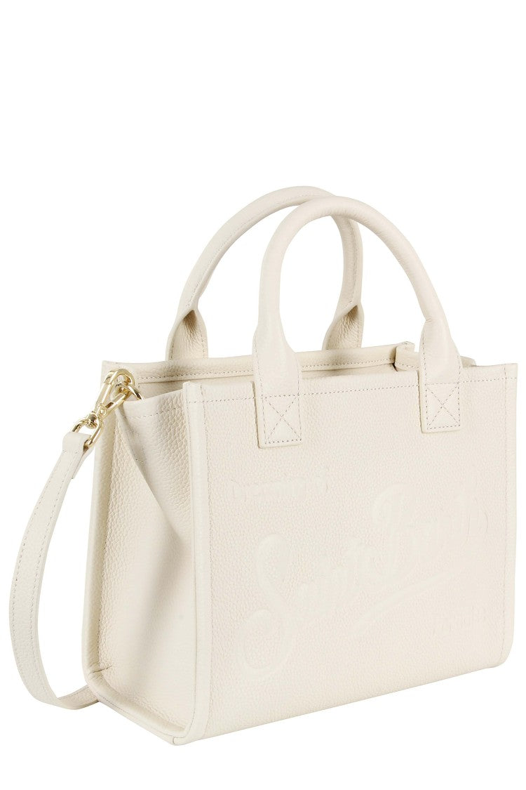 Mc2 Saint Barth Vanity Midi Bag In Textured Leather