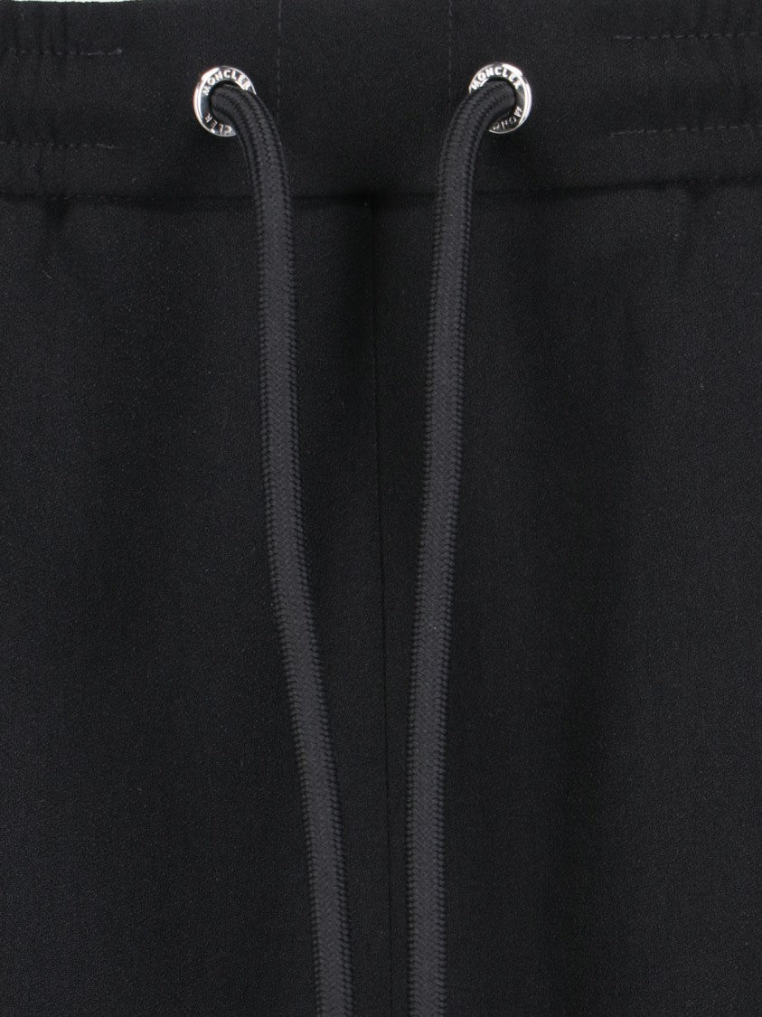 Moncler Logo Track Pants – Black