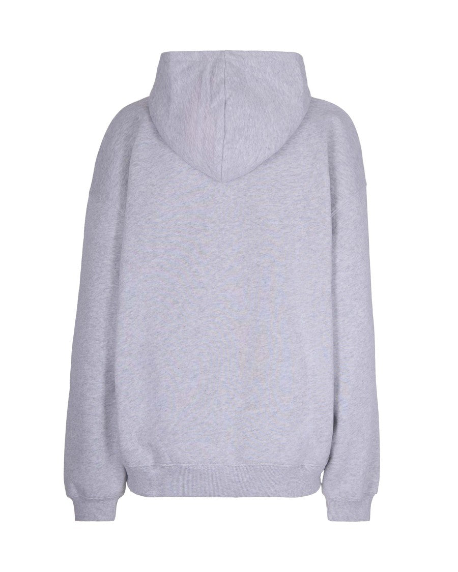 Rotate Light Grey Melange Heavy Sweat Hoodie
