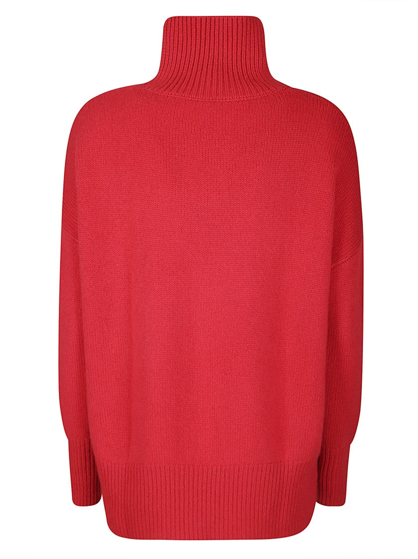 Lisa Yang Asymmetrical Oversized Cashmere Knit Sweater