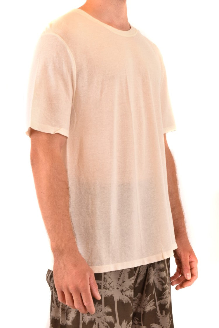 Laneus Minimalist Green Short-Sleeved Crew Neck T-Shirt