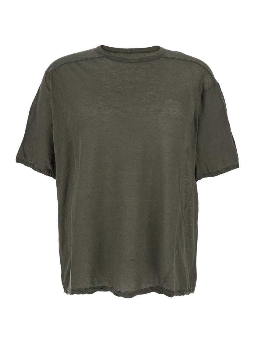 Rick Owens Brad' Green Crewneck T-Shirt