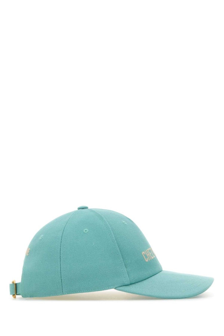 Valentino Garavani Light Blue Cotton Baseball Cap