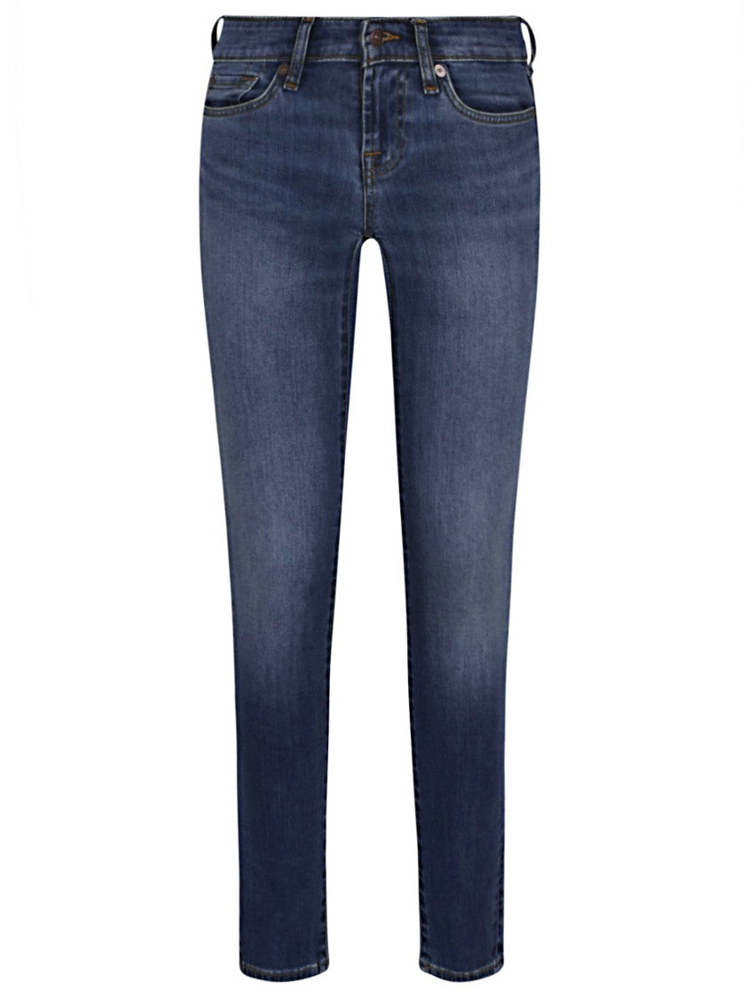 7 For All Mankind Low-Rise Slim Fit Jeans