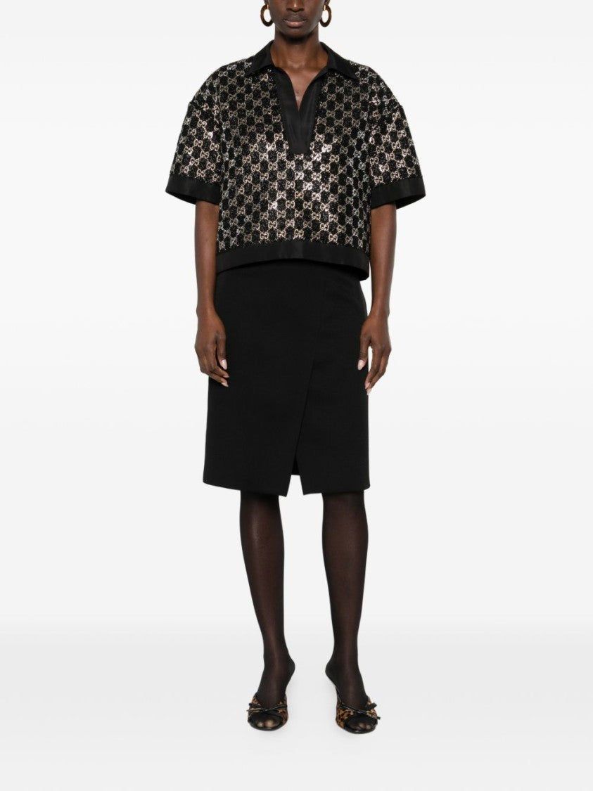 Gucci Cropped Top With Boxy Silhouette