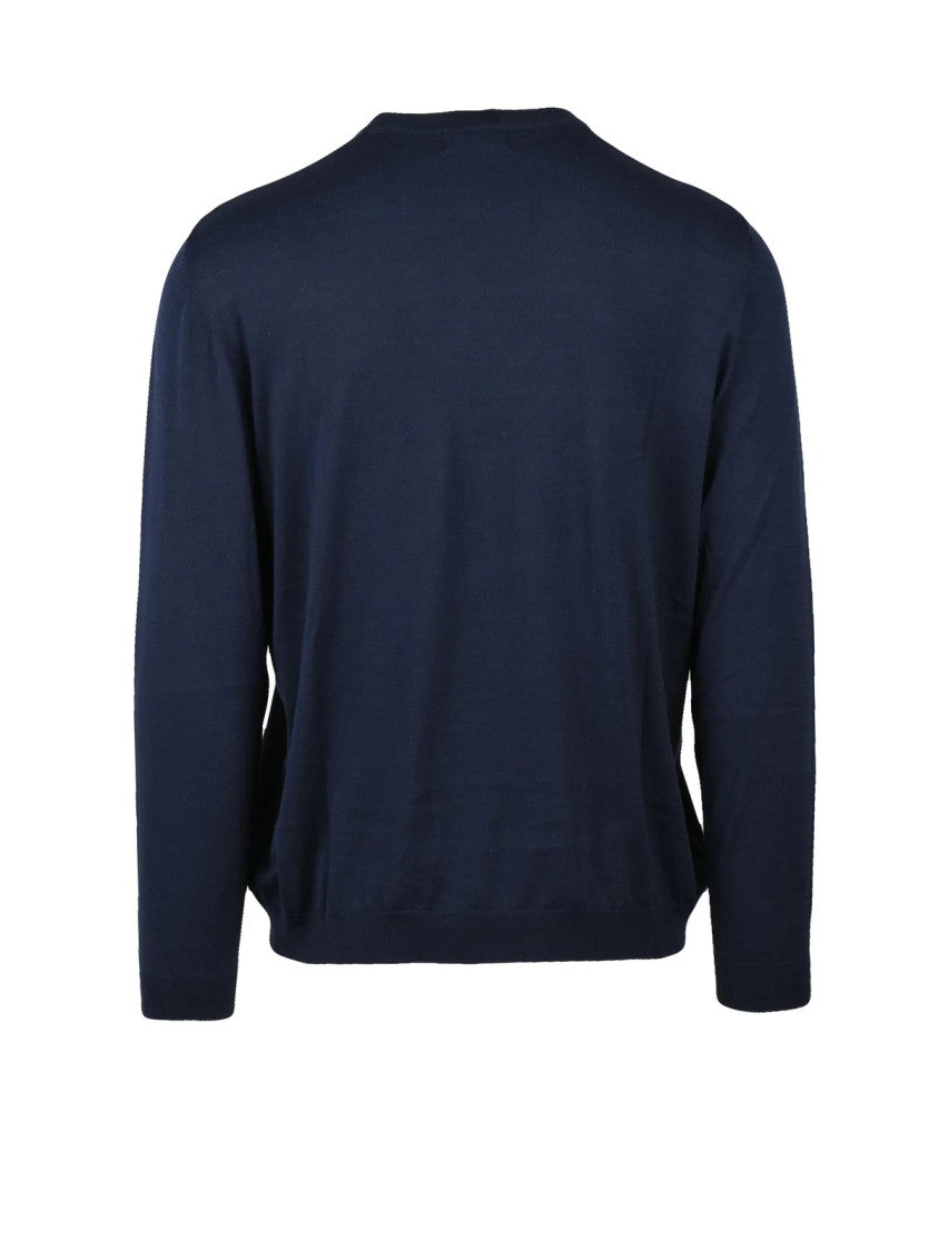 Out/Fit Multicolor Fine-Knit Crewneck Sweater
