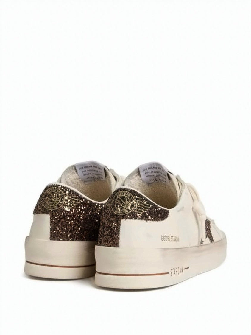 Golden Goose Low-Top Sneakers With Glitter Details
