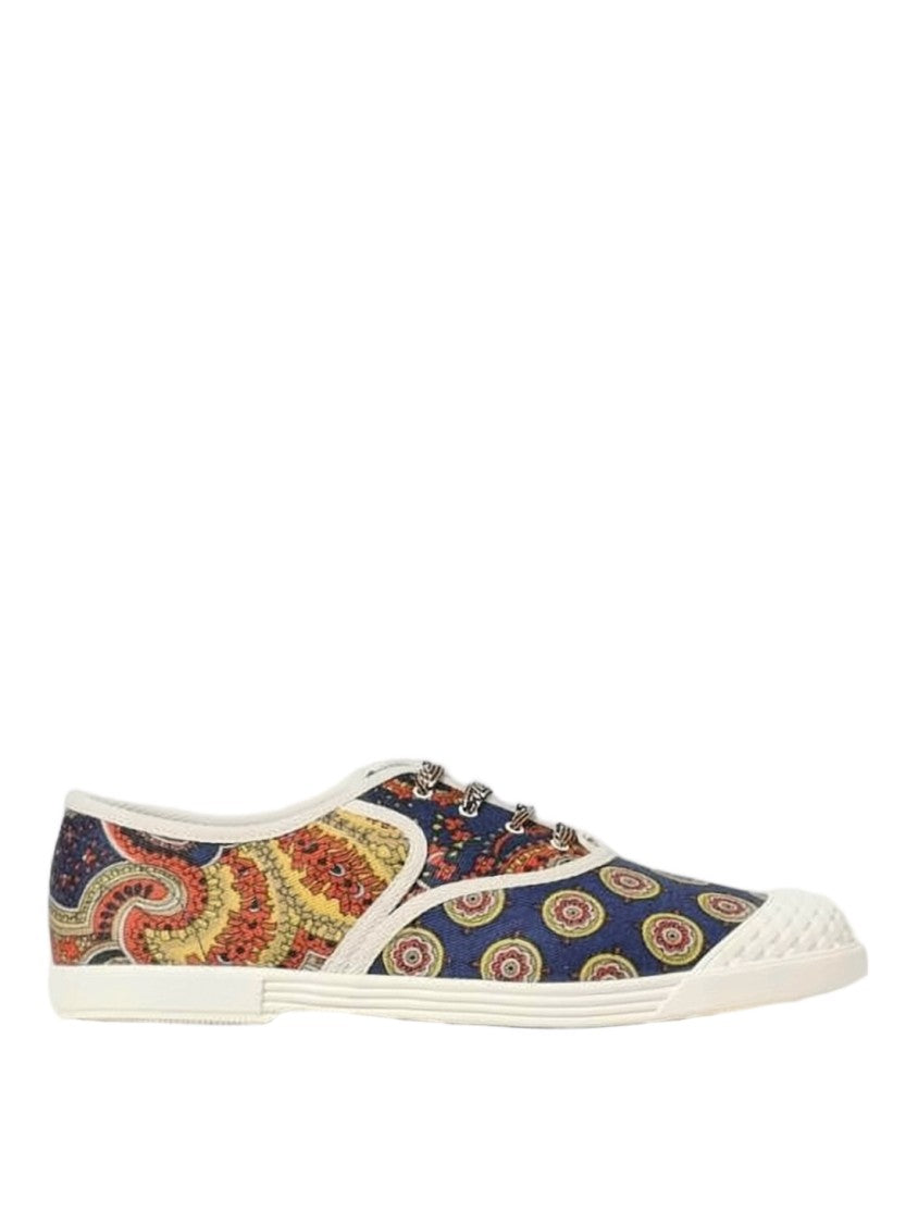 Valentino Garavani Artistic Patterned Sneakers With Textured Rubber Accents