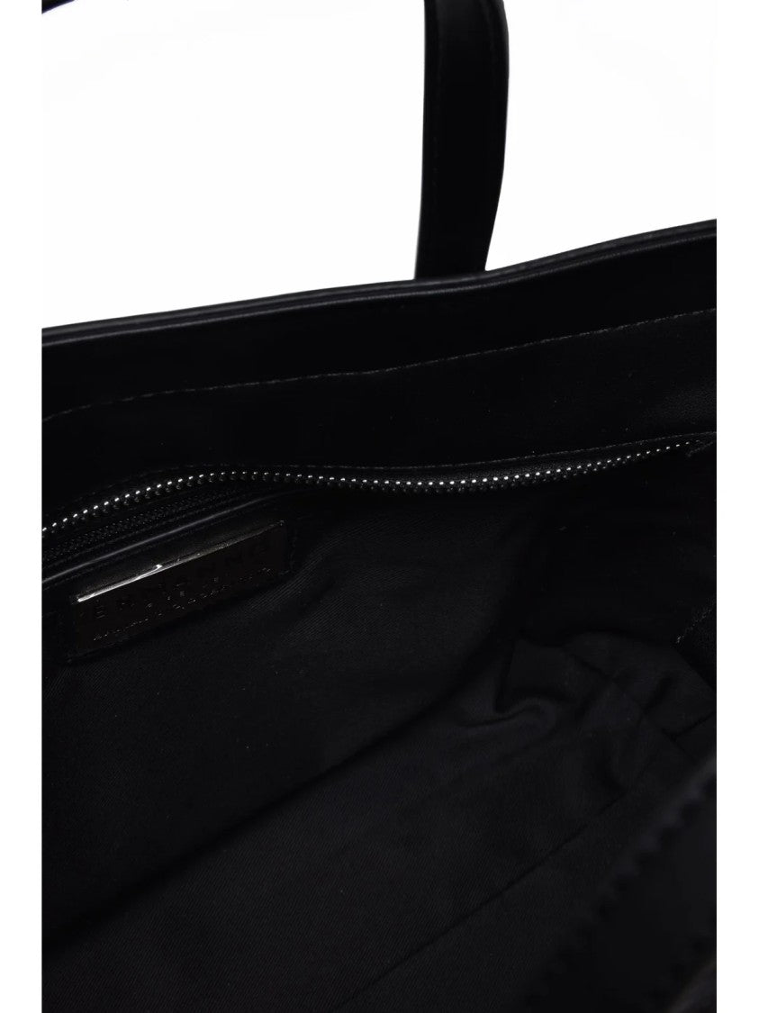 Ermanno Firenze Ermanno Firenze Terra Straw Tote Bag With Zip Closure