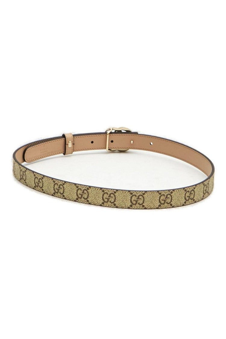 Gucci Reversible Fabric And Leather Belt