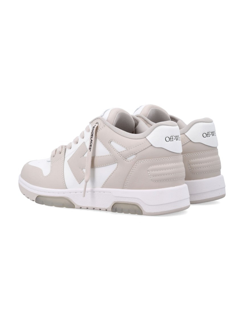 Off-White Perforated Out Of Office Low-Top Sneakers